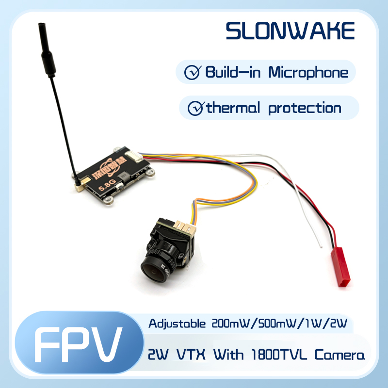 SLONWAKE 5.8G 56CH 2W transmit - Fpv Camera recension och pris