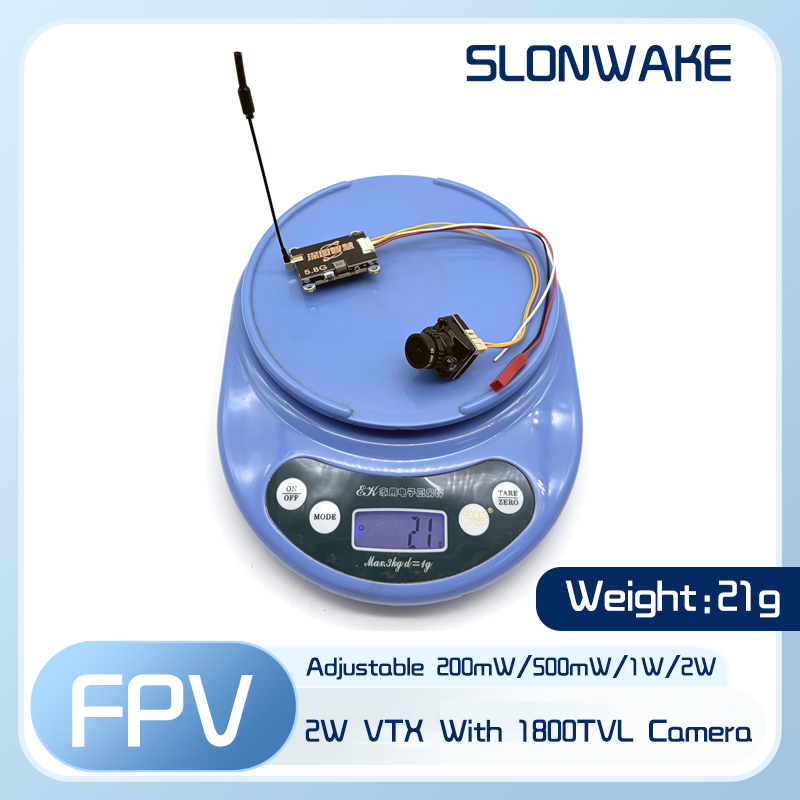 SLONWAKE 5.8G 56CH 2W transmit - Fpv Camera recension och pris