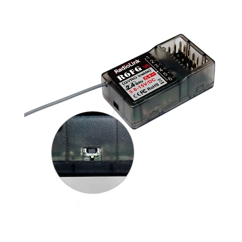 Radiolink R6FG V5 Receiver 6 C - Radio Transmitter 2.4Ghz recension och pris