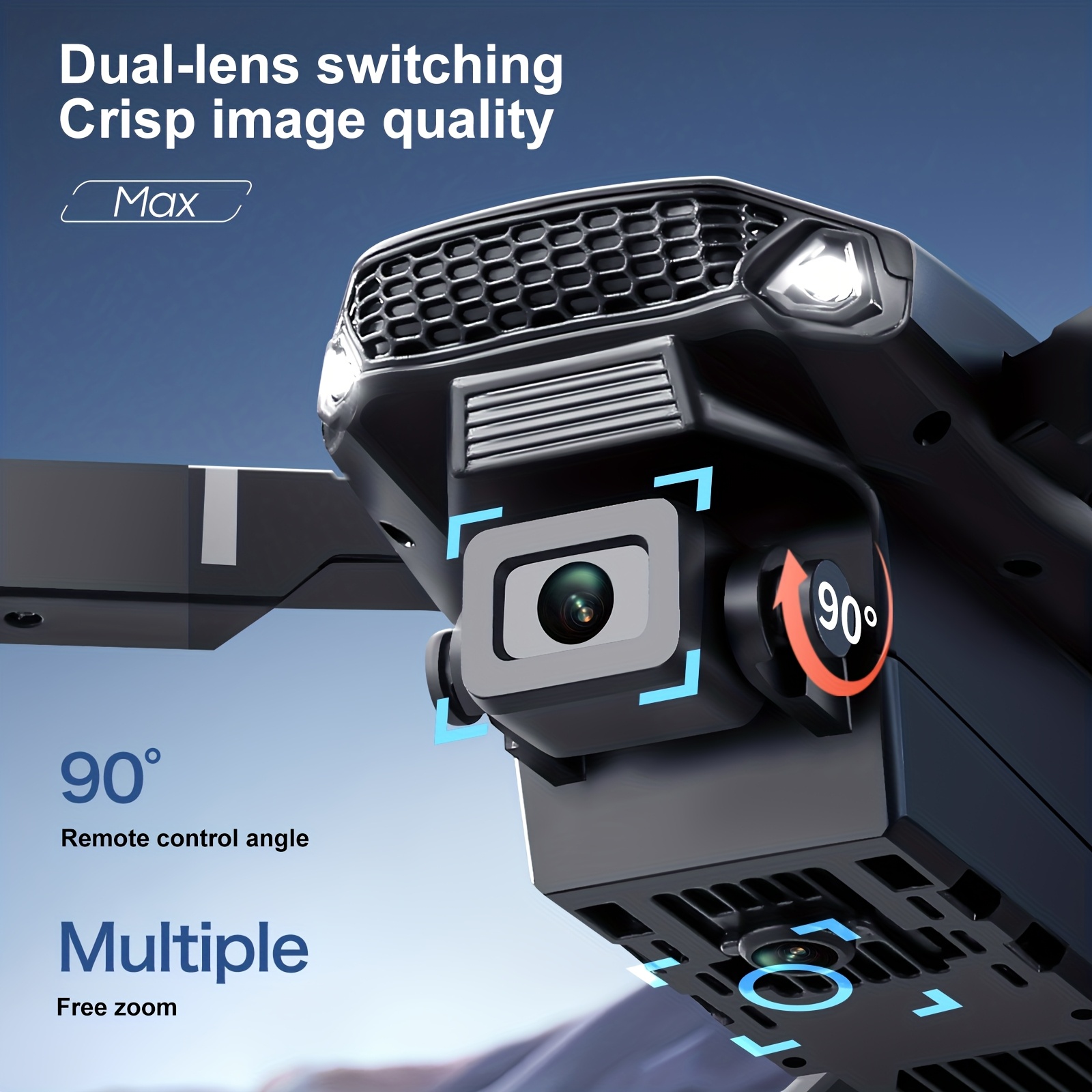 2026 Upgraded E88 PRO MAX Fold - Brushed Drone Motor recension och pris