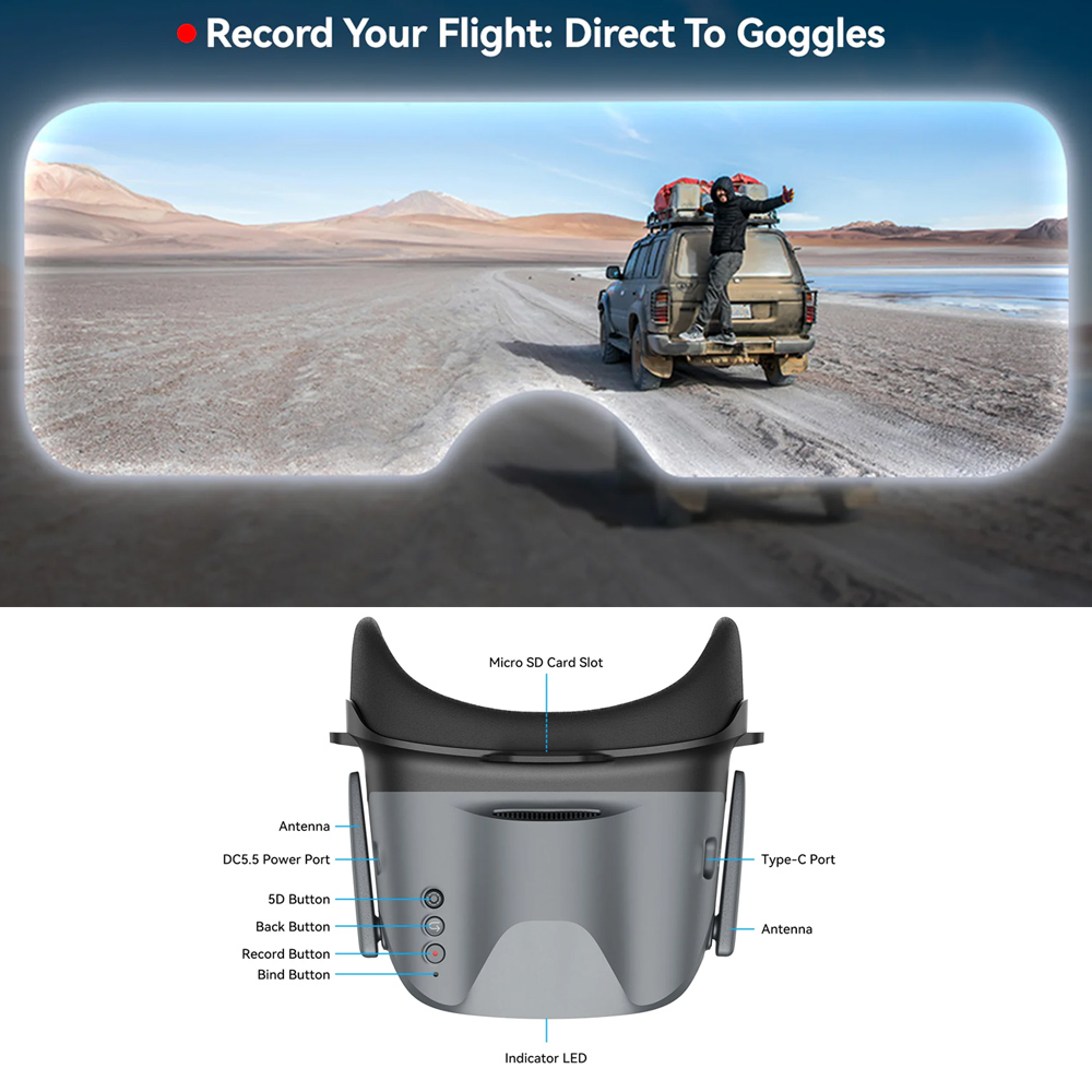 BETAFPV VR04 FPV Goggles HD Pr - Fpv Goggles recension och pris