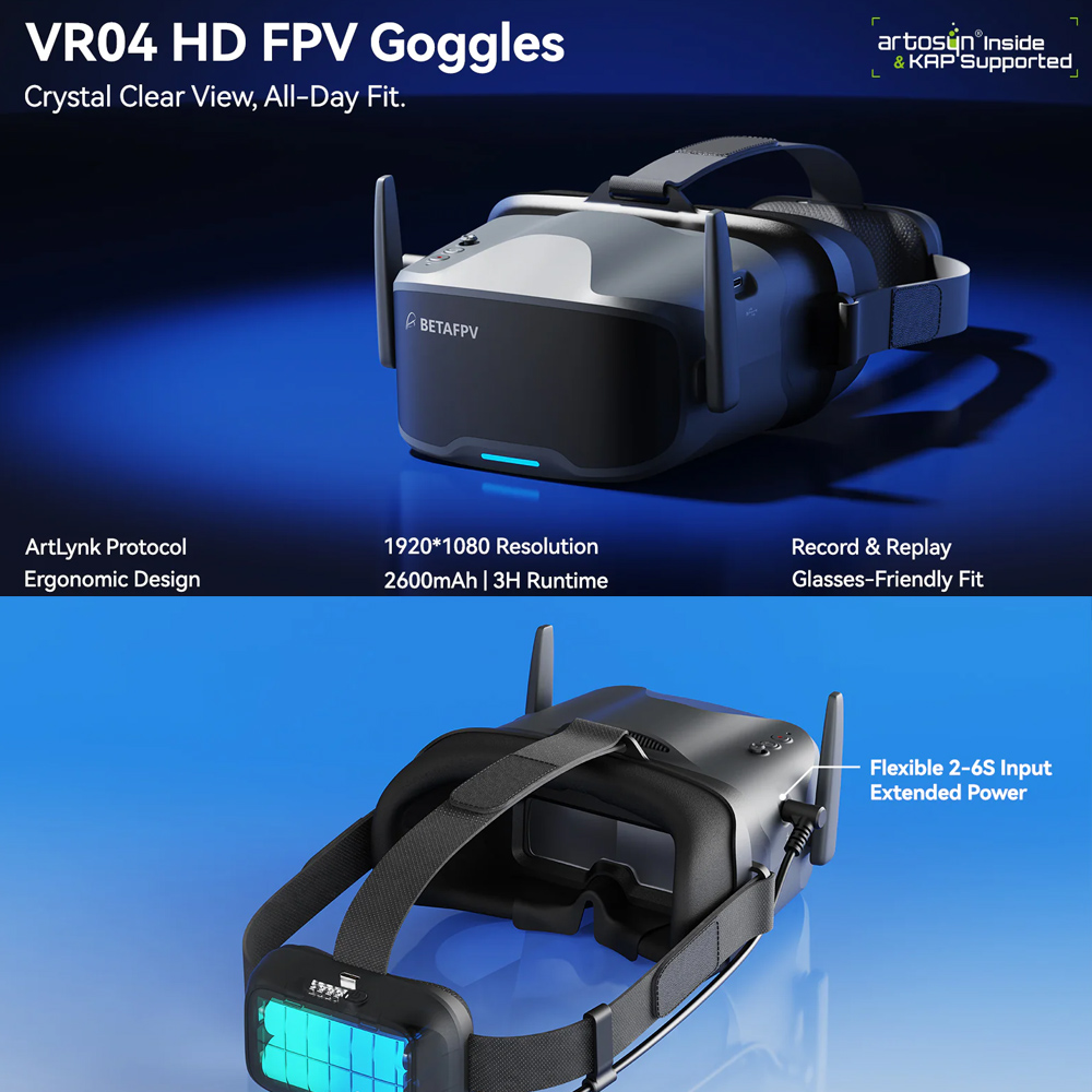 BETAFPV VR04 FPV Goggles HD Pr - Fpv Goggles recension och pris