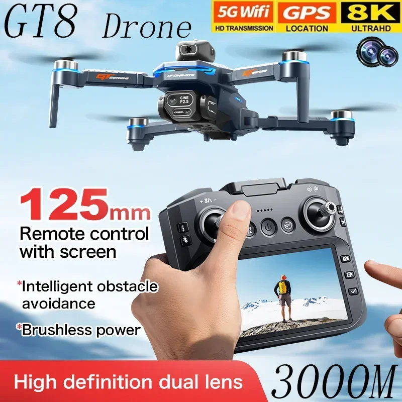 GT8 Drone Obstacle Avoidance B - Dji Mini Drone recension och pris