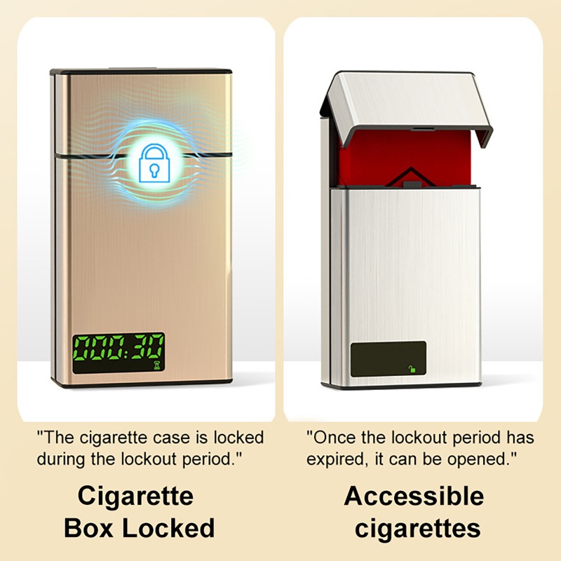 Smart Cigarette Box Aluminum S - Smoke Stopper recension och pris