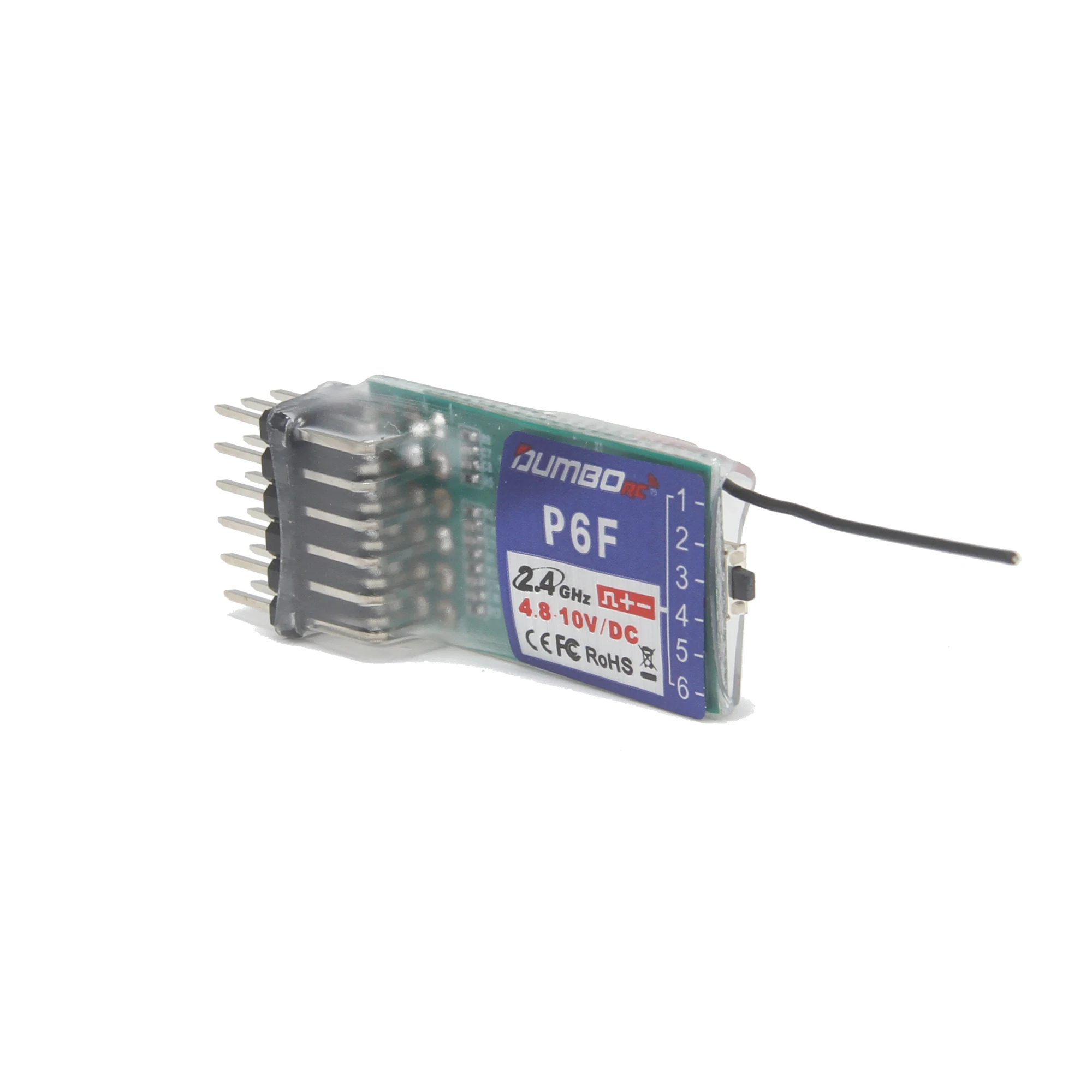 DUMBORC P6F Mini Receiver 6CH  - Radio Transmitter 2.4Ghz recension och pris
