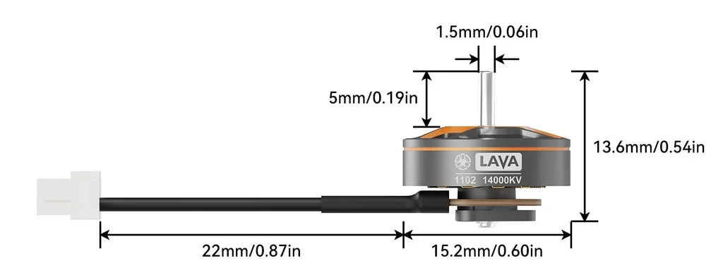 1PCS/4PCS BETAFPV LAVA Series  - Brushed Drone Motor recension och pris