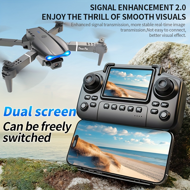 E99 PRO MAX Foldable Drone wit - Propeller Guard recension och pris