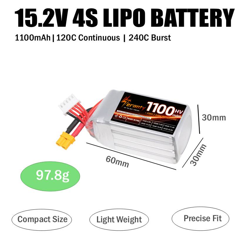 Teranty 2S 3S 4S 6S HV LiPo Pa - Lipo Battery 4S recension och pris
