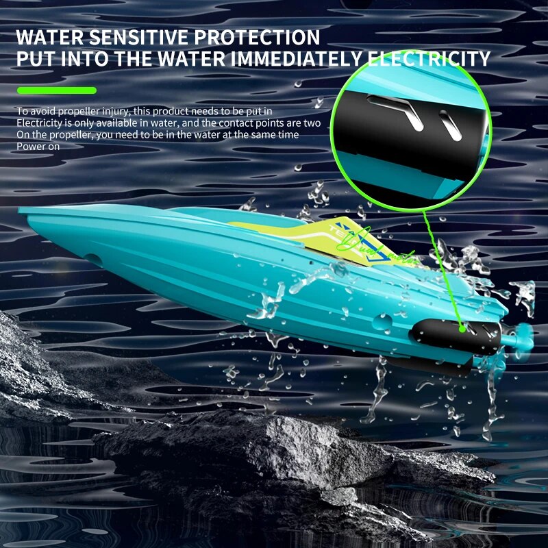 2.4G Mini RC Boat 10km/h High  - Radio Transmitter 2.4Ghz recension och pris