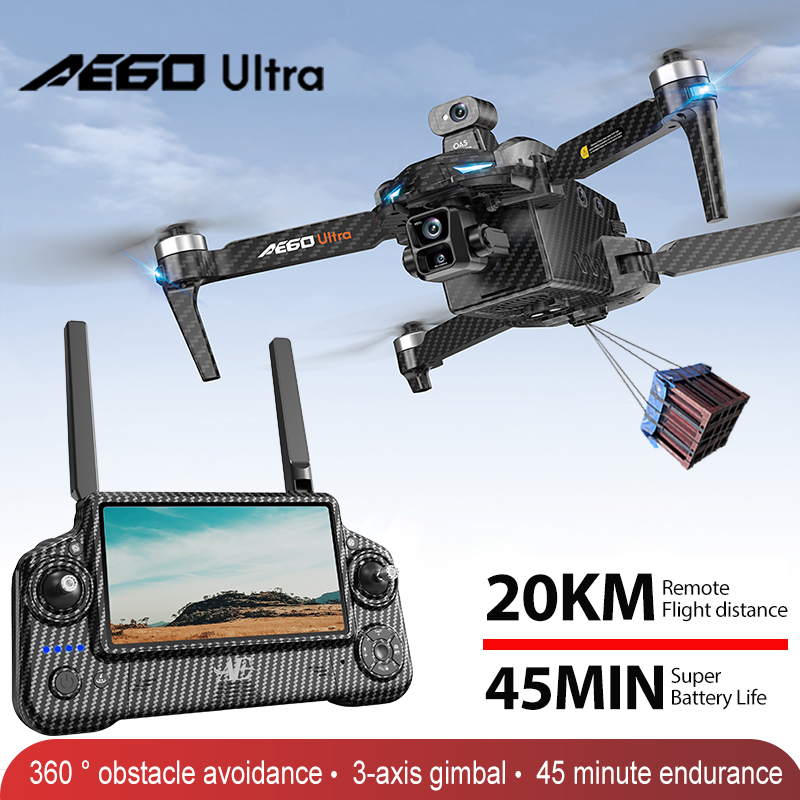 AE60 GPS Drone Professional 8K - Brushed Drone Motor recension och pris