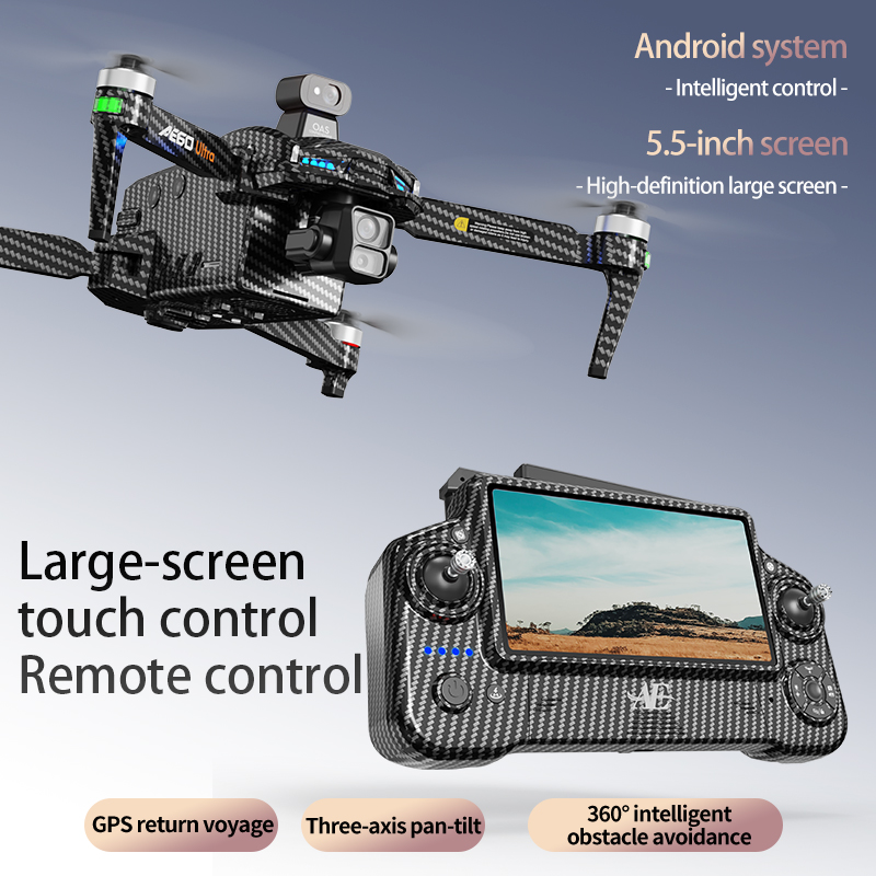 AE60 GPS Drone Professional 8K - Brushed Drone Motor recension och pris