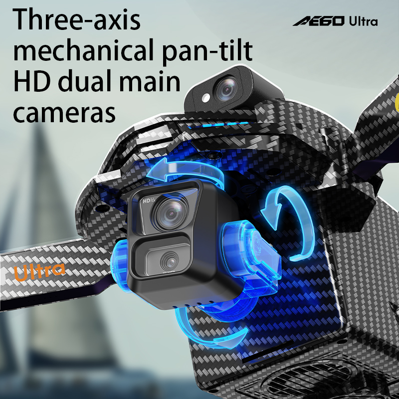 AE60 GPS Drone Professional 8K - Brushed Drone Motor recension och pris