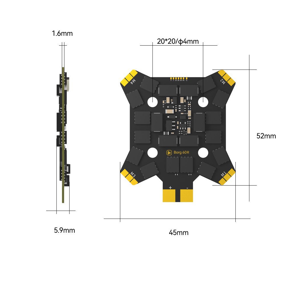 iFlight Borg Mini H7 (ICM42688 - Drone Esc recension och pris