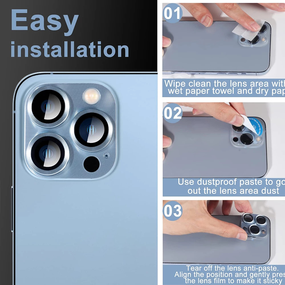 5PCS 9H Tempered Glass Metal C - Runcam Camera recension och pris