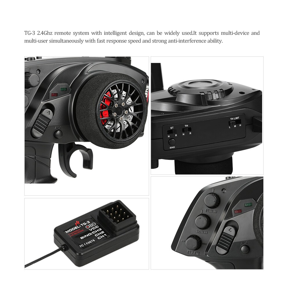 GoolRC TG3 2.4GHz 3CH Digital  - Radio Transmitter 2.4Ghz recension och pris
