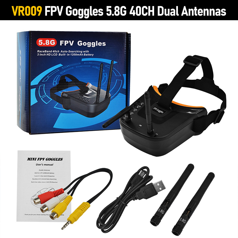 VR009 FPV Goggles 3.0 Inch 480 - Fpv Goggles recension och pris