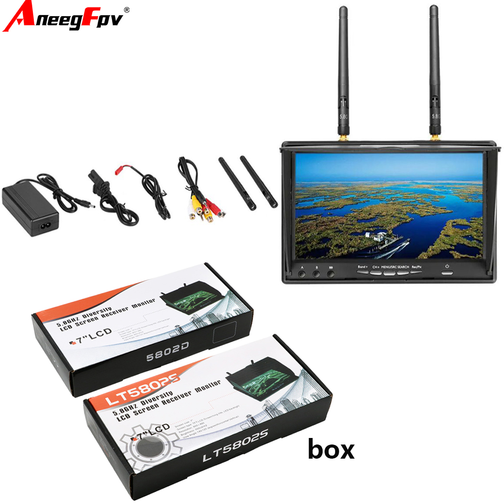 LCD5802D LCD5802S 7 Inch 5.8G  - Fpv Goggles recension och pris