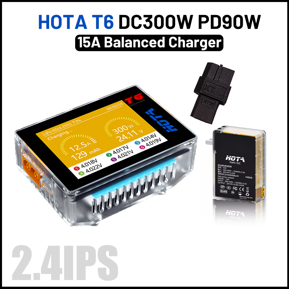 HOTA T6 300W Intelligent Charg - Balance Charger Rc recension och pris