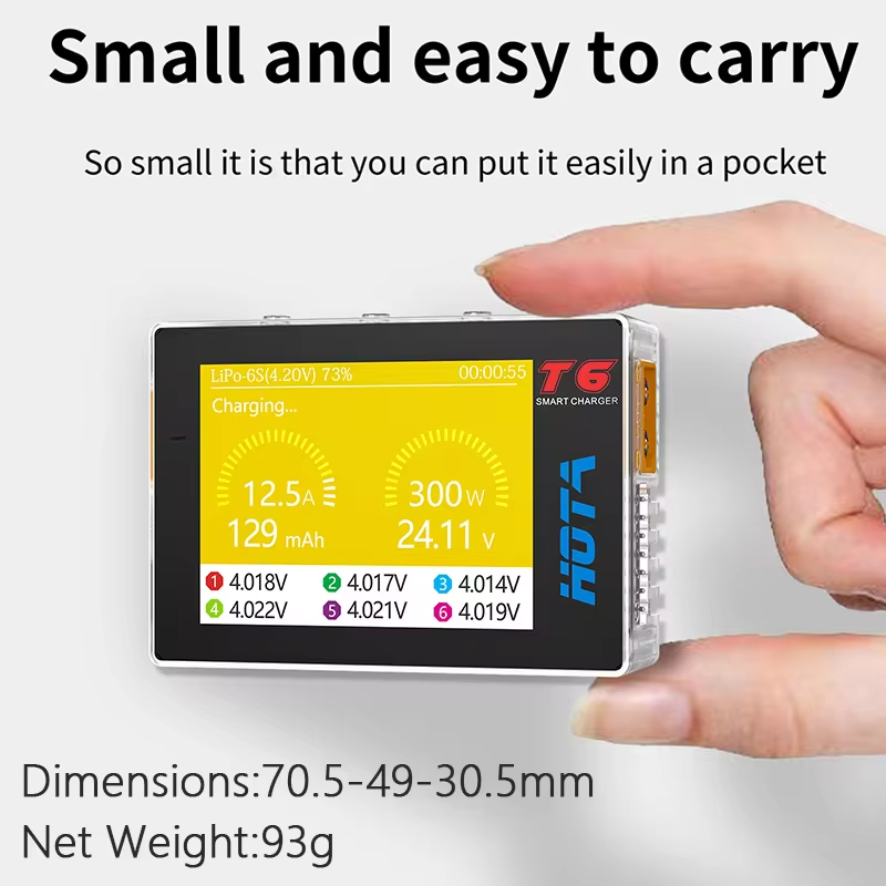 HOTA T6 300W Intelligent Charg - Balance Charger Rc recension och pris