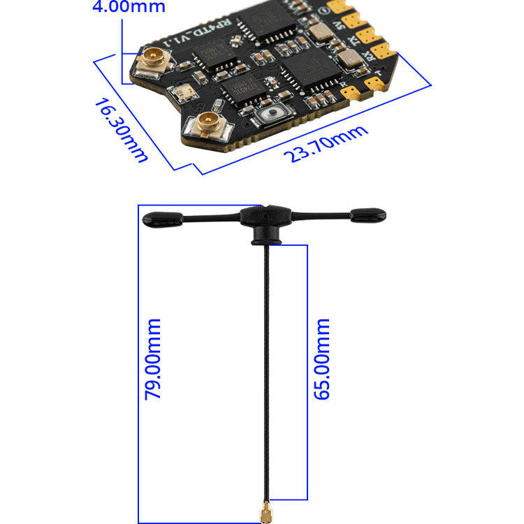 RadioMaster RP4TD ExpressLRS 2 - Analog Fpv Camera recension och pris