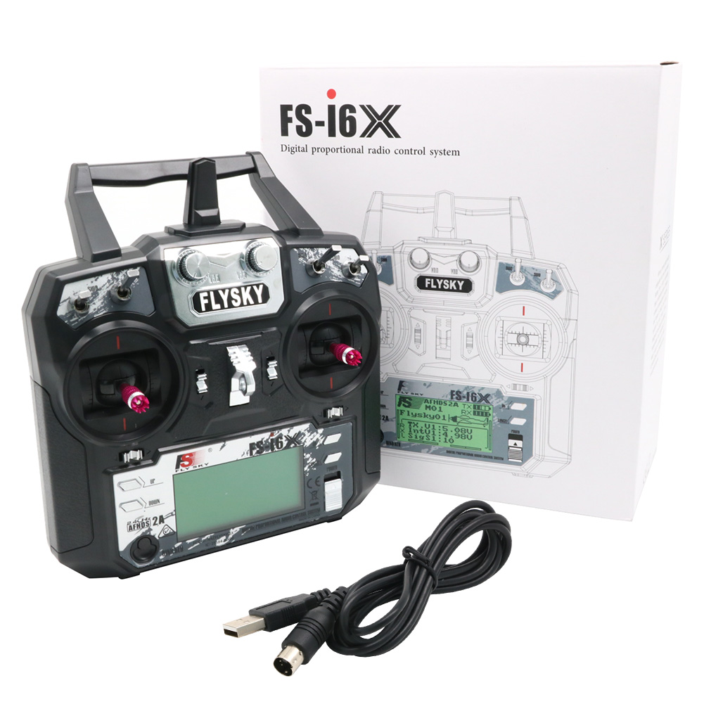 FLYSKY FS-i6X FS i6X 10CH 2.4G - Radio Transmitter 2.4Ghz recension och pris