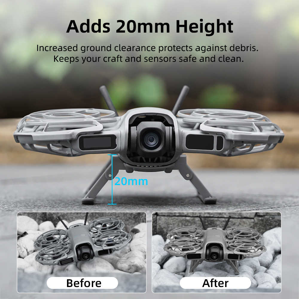 BRDRC Folding Landing Gear for - Drone Landing Pad recension och pris