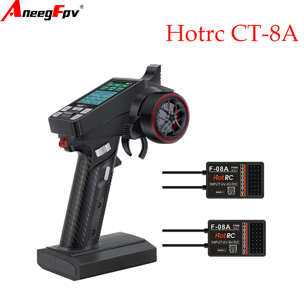 HOTRC CT-8A 8-CH Smart RC Tran - Radio Transmitter 2.4Ghz recension och pris