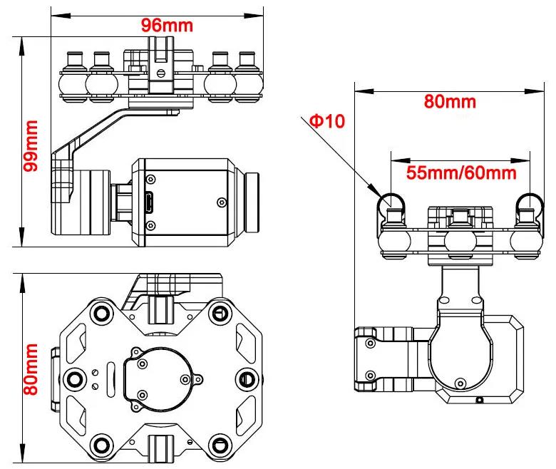 Tarot TL3T20 3-axis Gimbal 640 - Drone With Camera recension och pris
