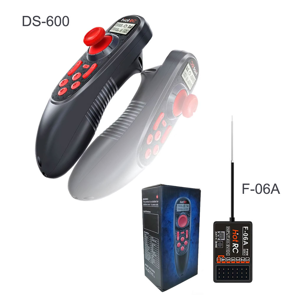 HOTRC DS-600 2.4GHz 6CH RC Boa - Radio Transmitter 2.4Ghz recension och pris