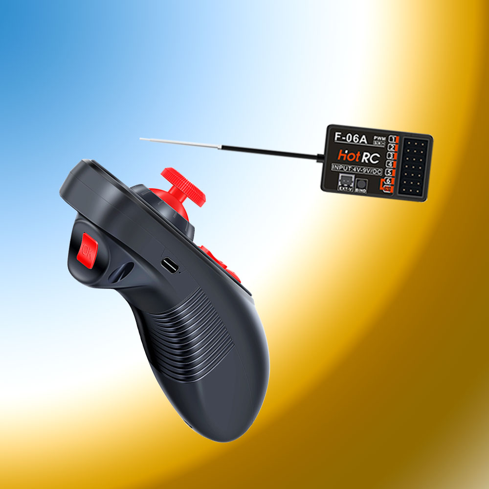 HOTRC DS-600 2.4GHz 6CH RC Boa - Radio Transmitter 2.4Ghz recension och pris
