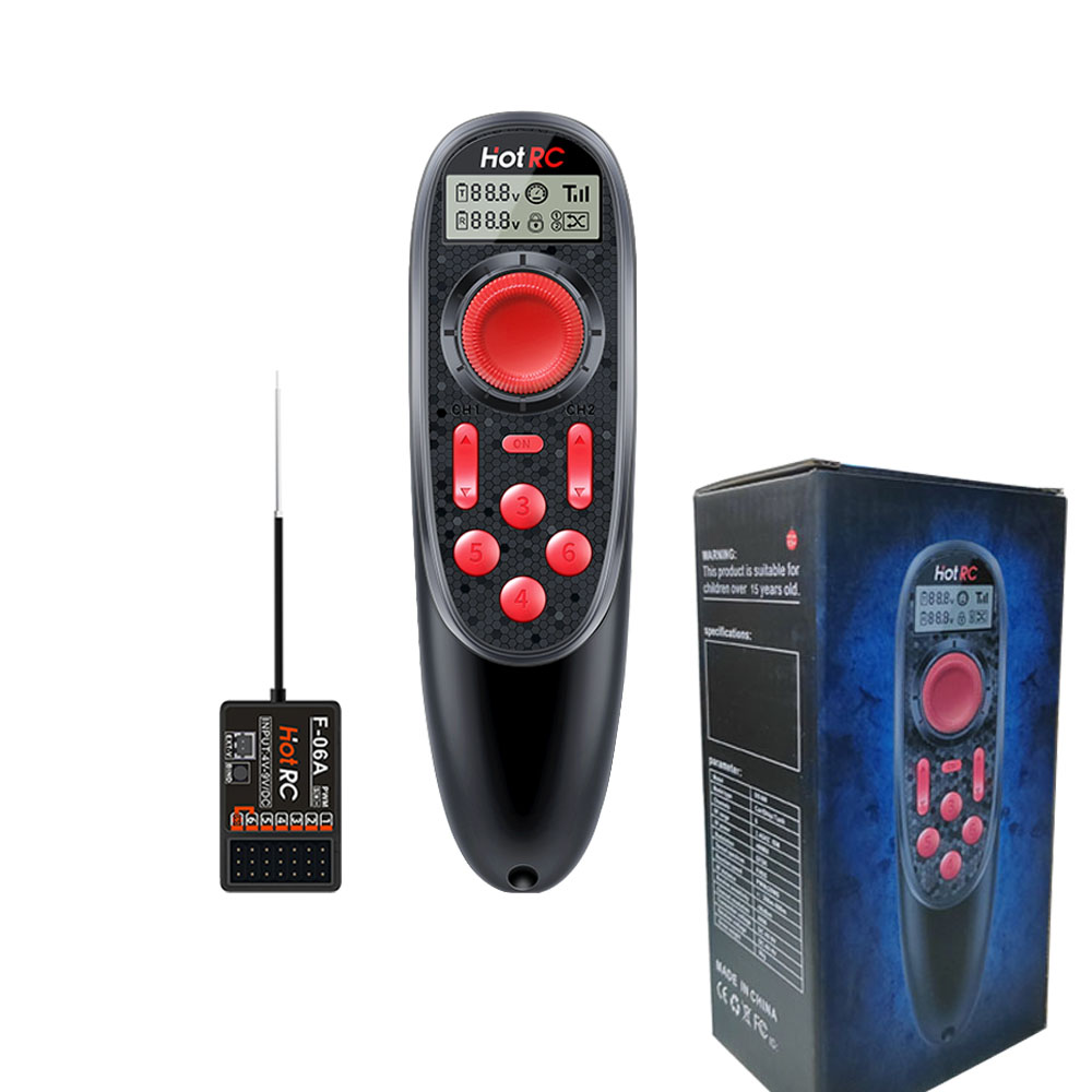 HOTRC DS-600 2.4GHz 6CH RC Boa - Radio Transmitter 2.4Ghz recension och pris