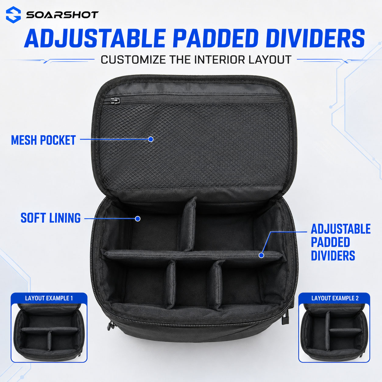 SOARSHOT Carrying Case for DJI - Drone Goggles Dji recension och pris